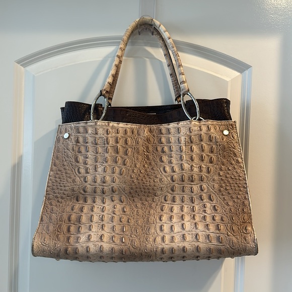 🇮🇹Alligator Large Tote w/Strap🇮🇹 - Picture 3 of 10